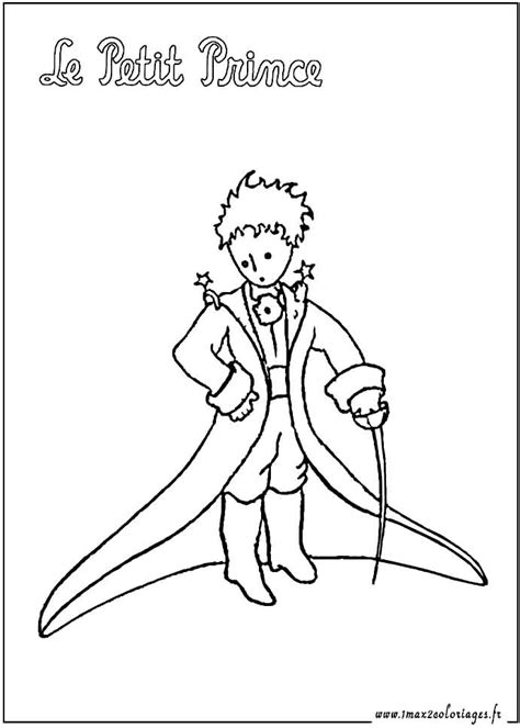 Coloriages du Petit Prince de Saint Exupery Le Petit Prince à colorier