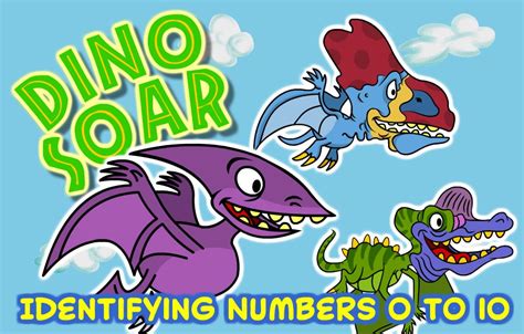 Identifying Numbers 0 To 10 Game Dino Soar Mindly Games