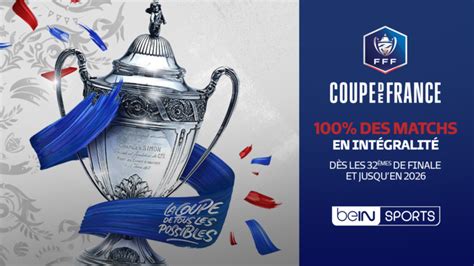 Droits TV beIN SPORTS et France Télévisions diffuseurs de la Coupe de