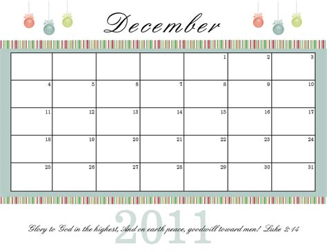 December Printable Calandar Printable Word Searches