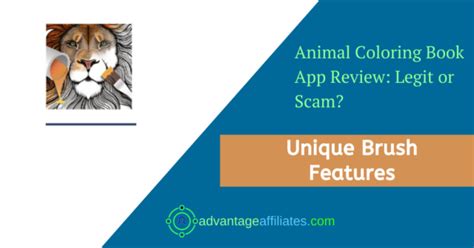 Animal Coloring Book App Review: Unique Brush Features