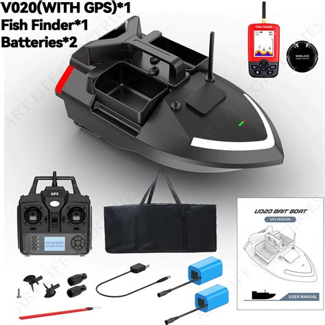 Rc Bait Boat GPS Fishing Bait Boat Fish Finder Bait Parts 500M 40