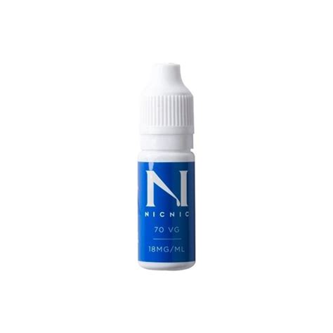 Nic Nic 70 30 VG PG Nicotine Shot From 80p A Bottle TECC