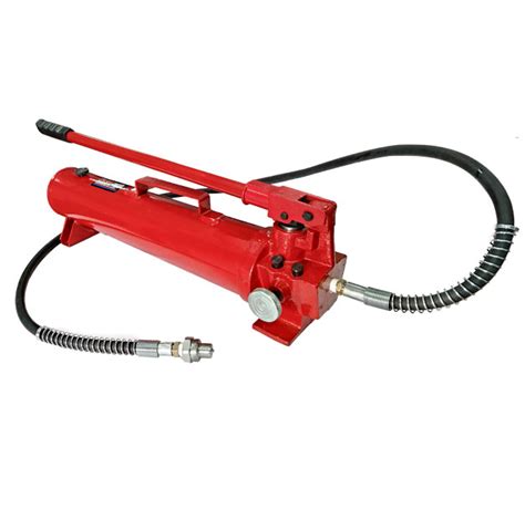 19077 20 Ton Hydraulic Hand Pump And Hose Assembly With Handle Nav