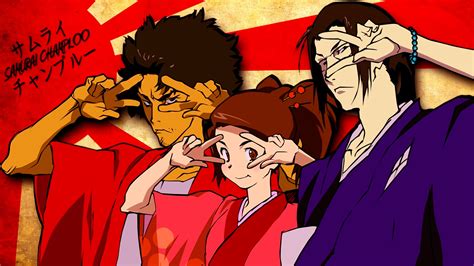 Hình Nền Hình Minh Họa Hoạt Hình Truyện Tranh Samurai Champloo Fuu Jin Samurai Champloo