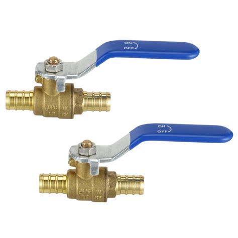 Ball Valves Pex Brass Ball Valve Combo Hot Cold Full Port Shut Off