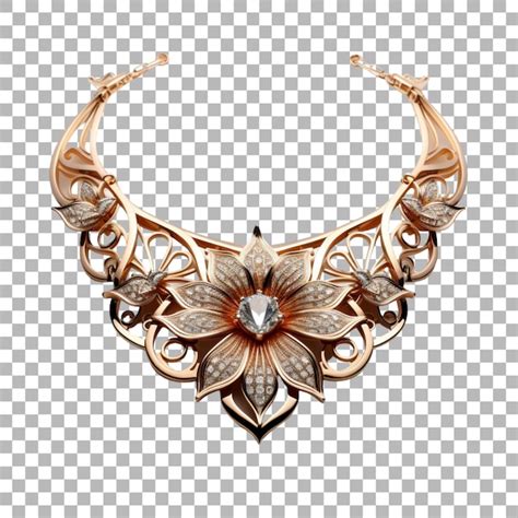 Premium Psd Necklace On Transparent Background