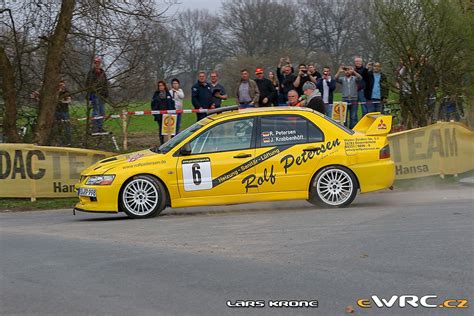 Petersen Rolf Krabbenh Ft J Rgen Mitsubishi Lancer Evo Ix Adac