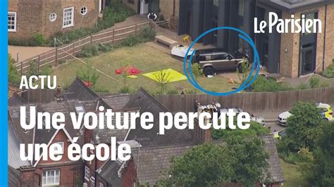 Royaume Uni Une Voiture Percute Une Cole Une Fillette D C De Youtube