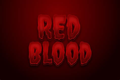 Free Vector Bloody Text Effect Design