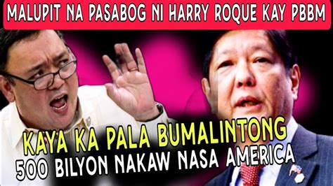 Kaya Pumanig Si Pbbm Sa America Bilyon Nakaw Pag Iingat Ng America