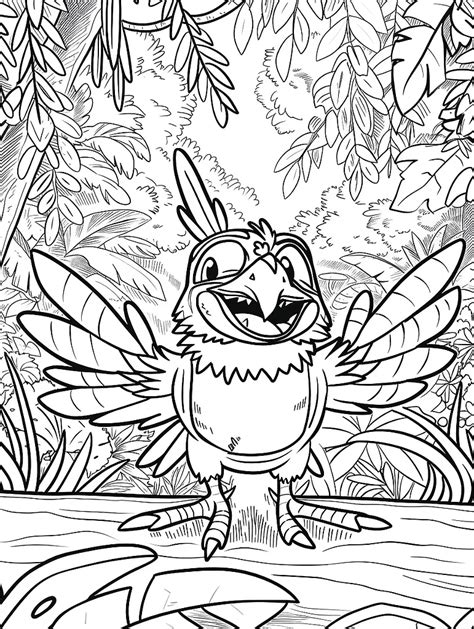 Happy Terapagos Pokemon In Forest Coloring Pokemon Coloring Pages