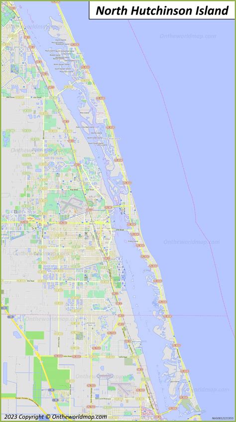 Hutchinson Island Map | Florida, U.S. | Detailed Maps of Hutchinson Island