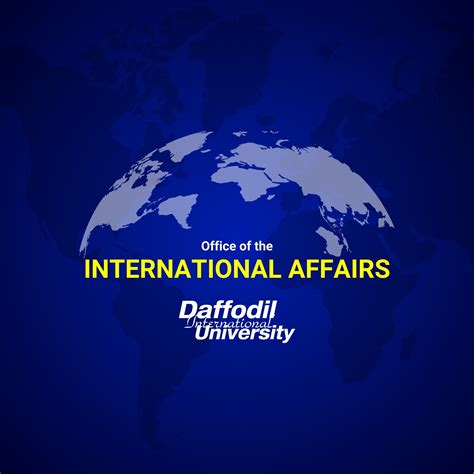International Affairs, DIU - 📍Apply and Join International Blockchain