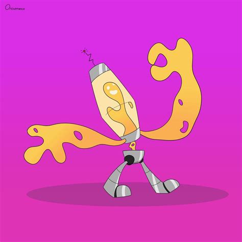 Lava Lamp Robo Slime Original Characters Amino