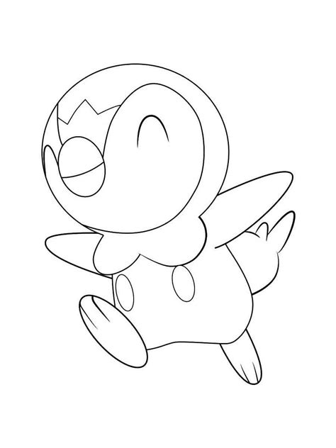 Pokemon Piplup Coloring Pages Free Printable 31416 The Best Porn Website