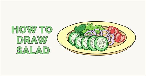 How To Draw Salad Really Easy Drawing Tutorial Drawing Tutorial Easy Drawing Tutorial