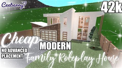 Bloxburg Cheap Modern Roleplay House 42k No Advanced Placement