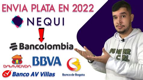 Como ENVIAR PLATA De NEQUI A BANCOLOMBIA DAVIVIENDA BBVA Y A