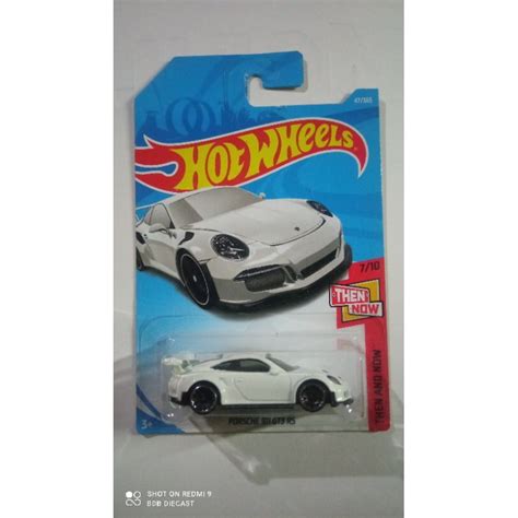 Jual Hot Wheels Porsche 911 GT3 RS Putih Shopee Indonesia