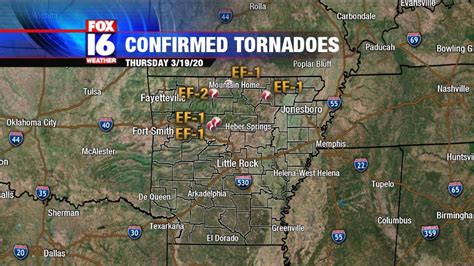 Five Tornadoes Confirmed In Arkansas After Thursday Night S Storms