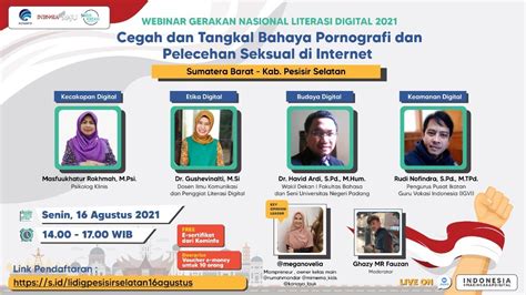 Literasi Digital Cegah Dan Tangkal Bahaya Pornografi Dan Pelecehan