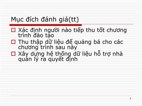 PPT ĐÁNH GIÁ HIỆU QUẢ ĐÀO TẠO TRONG TỔ CHỨC DOANH NGHIỆP PowerPoint