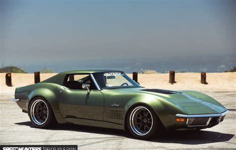 Wallpaper Corvette, Green, Stingray, Widebody, Vehicle images for ...