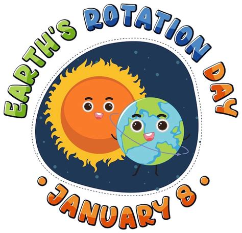 Free Vector Earth Rotation Day Banner Design