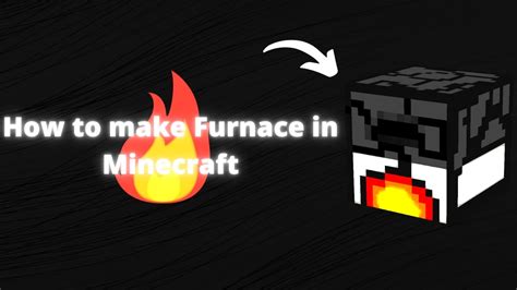 How To Make Furnace In Minecraft Youtube