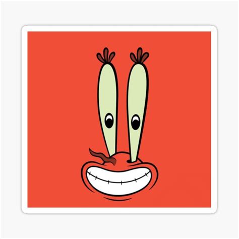 Mr Krabs Sticker For Sale By Boombaclap Redbubble