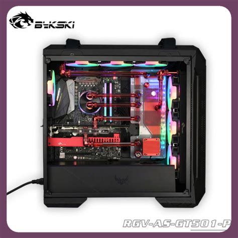 Bykski Acrylic Board Water Channel Solution Use For Asus Tuf Gaming