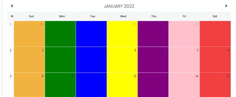 Google Calendar Background Color