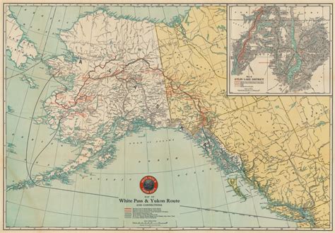 Map Of The White Pass And Yukon Route And Connections Geographicus