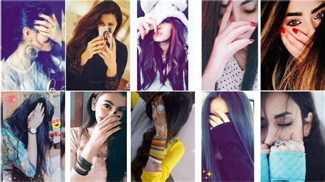 🌈👻snapchat Selfie Ideas 😜💟 Stylish Hidden Face Girls Dp Pose Isha