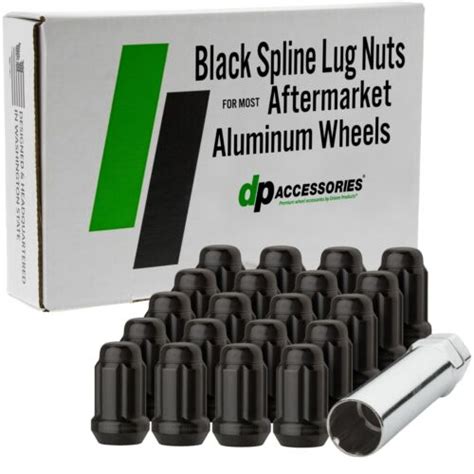 Black Lug Nuts For 2017 2022 Kia Sportage With Aftermarket Wheels Ebay