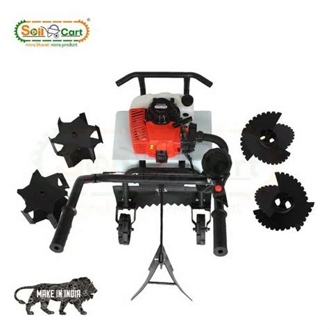 Soilcart Petrol Made In India Mini Tiller Cc Power Hp At