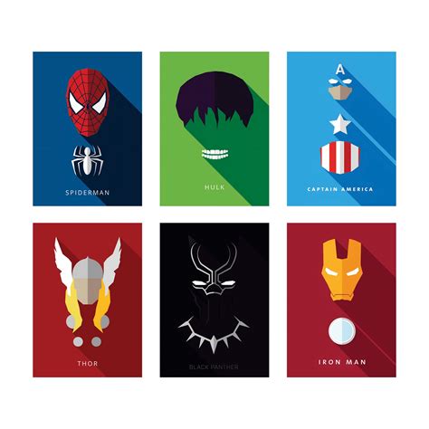 All Marvel Superhero Logos Superheroes Logo Canvas Wall Art Framed