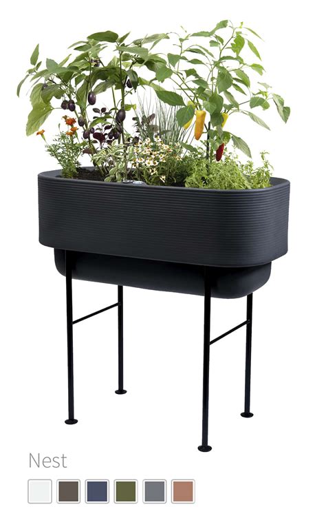 Trudrop Self Watering Planters Crescent Garden