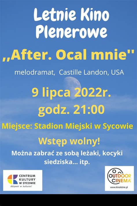 Letnie Kino Plenerowe Centrum Kultury W Sycowie