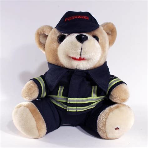 Feuerwehr Teddy In Einsatzbekleidung Teddys Pl Sch Helpi Shop