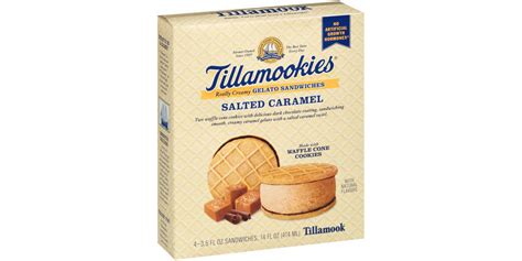 Tillamook Tillamookies Salted Caramel Gelato Sandwiches 4 3 5 Fl Oz