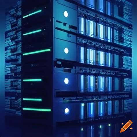 Illustration Representing Server Hosting Methods On Craiyon