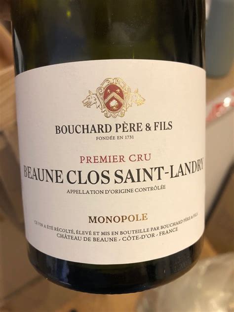 2019 Bouchard Père et Fils Beaune 1er Cru Clos St Landry Blanc France