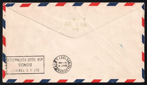 Macao First Flight Airmail Cover Macao San Francisco Franked