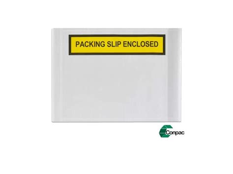 Labelopes Packing Slip Enclosed 115mm X 150mm Conpac Trading Ltd