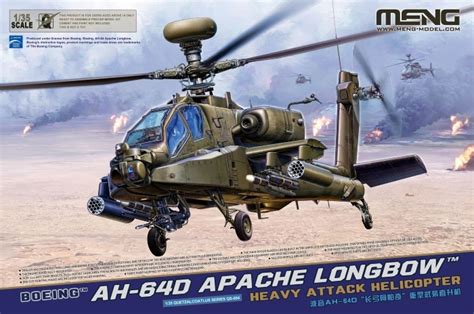 BOEING AH-64D Apache Longbow Attack Helicopter - Sukērumoderā