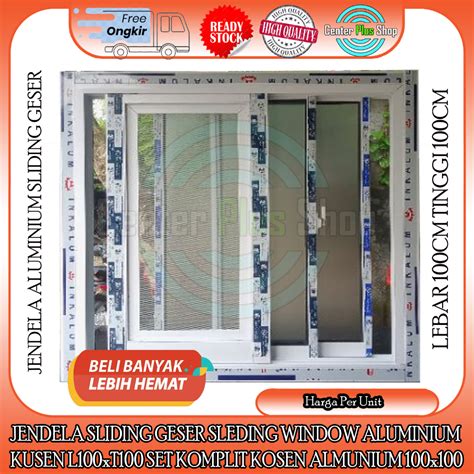 Jual Kargo Jendela Alminium Sliding Geser Sleding Window Aluminium