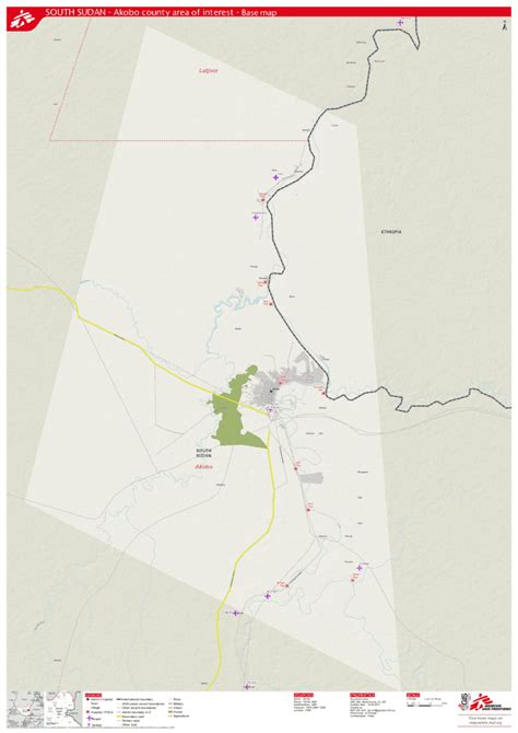 South Sudan - Akobo County Area of Interest - Base Map (19.09.2017) - South Sudan | ReliefWeb