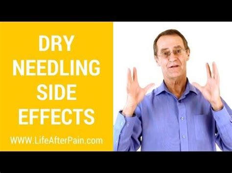 (23) Dry Needling Side Effects - YouTube | Dry needling, Side effects, Dry needling trigger points